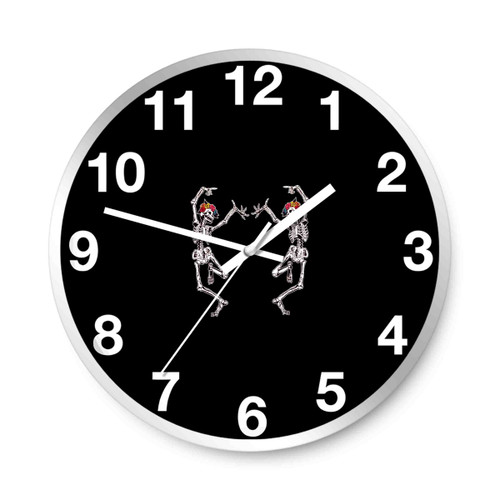 Dancing Skeletons Wall Clocks