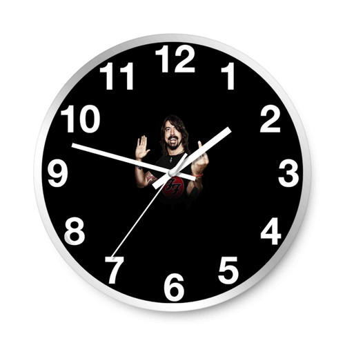Dave Grohl Foo Fighters Fuck Finger Wall Clocks