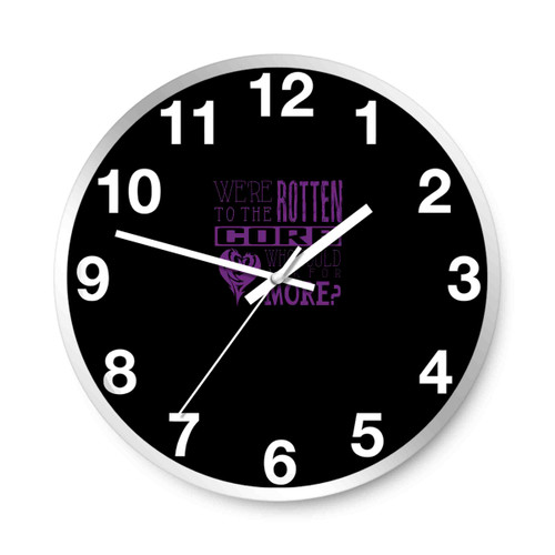 Descendants Mal Rotten Wall Clocks