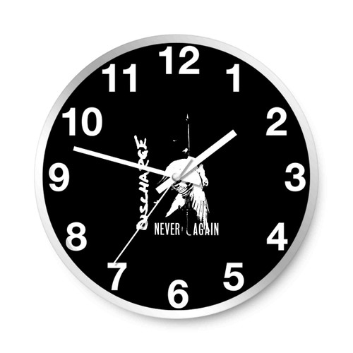 Discharge Never Again Wall Clocks