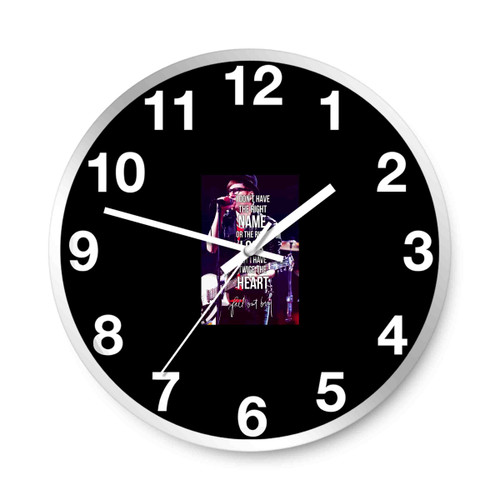 Fall Out Boy I Have Twice Heart Wall Clocks Fall Out Boy I Have Twice Heart Wall Clocks