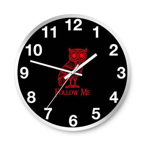 Follow Me Owl Dreamcather 2 Wall Clocks