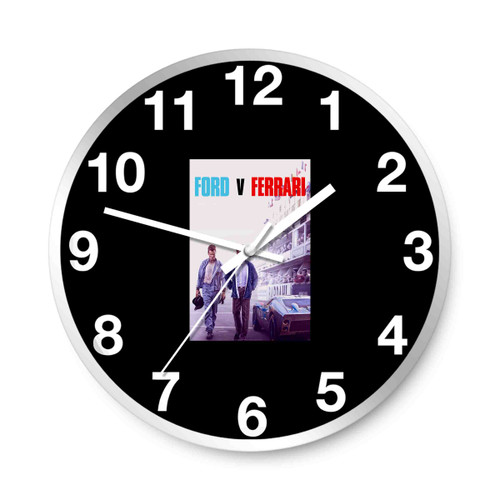 Ford V Ferrari Race Car Wall Clocks