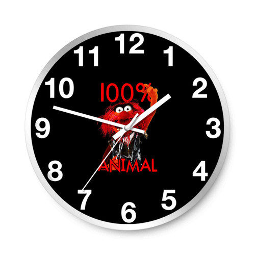Funny Muppets 100 Percent Animal Wall Clocks