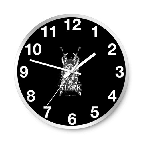Game Of Thrones Winter Is Coming Stark Wall Clocks
