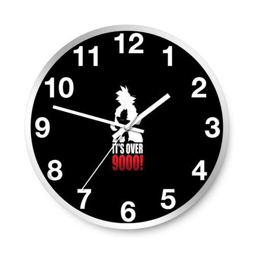 Goku Its Over 9000 Am Only Wall Clocks