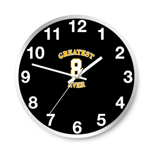 Gold Los Angeles 8 Kobe Bryant Greatest Ever Wall Clocks