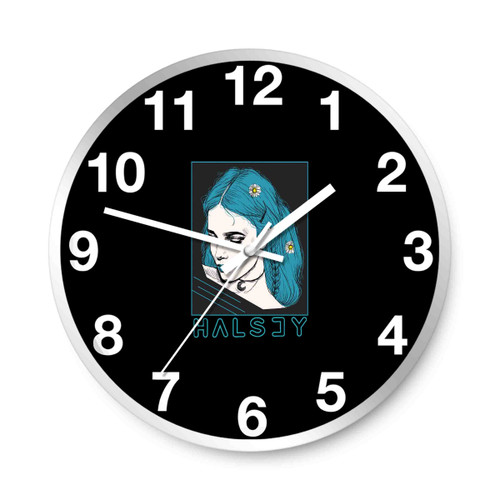 Halsey Rectangle Fan Art Wall Clocks