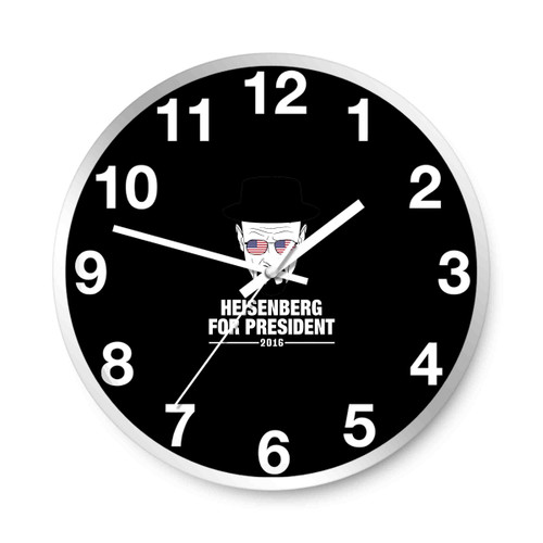 Heisenberg For President 2 Wall Clocks