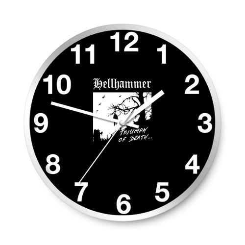 Hellhammer Triumph Of Death 83 Celtic Frost Triptykon Wall Clocks