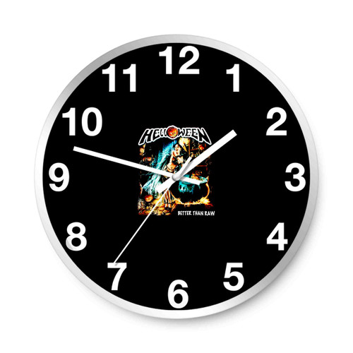 Helloween Better Than Raw Gamma Ray Rage Iron Saviour Wall Clocks