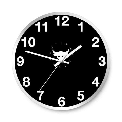 Hustle All Day The Rock Under Armor Project Wall Clocks