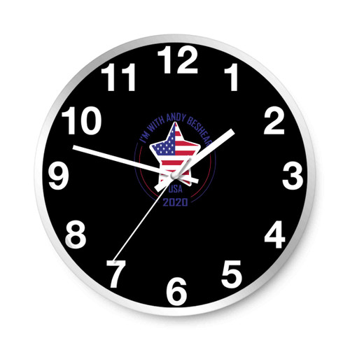 I Am With Andy Beshear Kentucky 2020 Wall Clocks