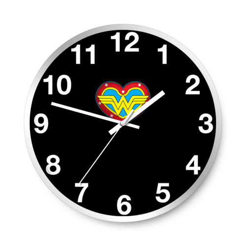 I Love You More Than Wonderwoman Wall Clocks
