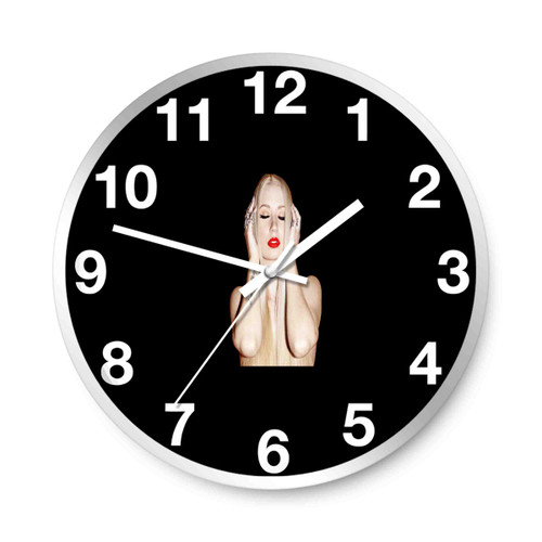 Iggy Azalea Sexy Topless Wall Clocks