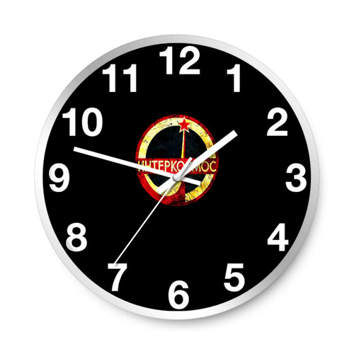 Interkosmos Cccp Wall Clocks
