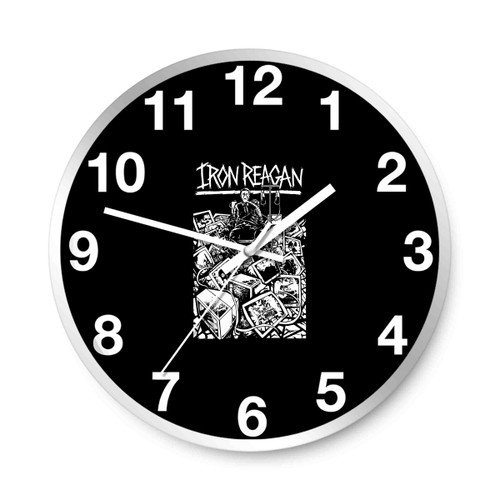 Iron Reagan Bleeding Frenzy Crossover Thrash Municipal Waste Wall Clocks