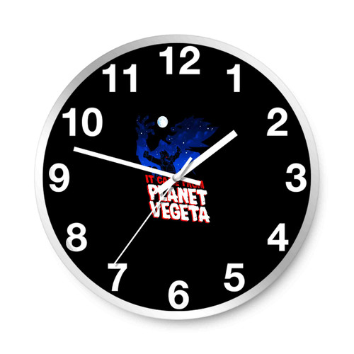 It Came From Planet Vegeta Wall Clocks