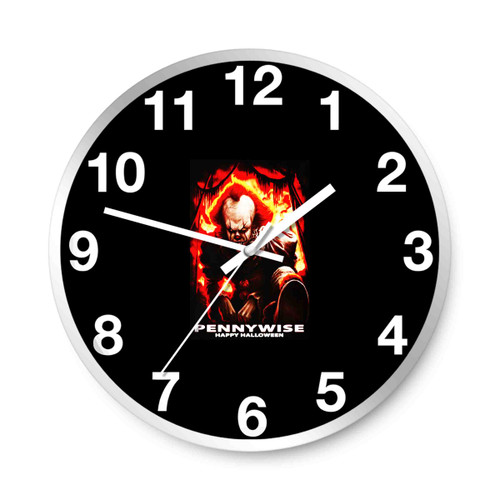 It Pennywise Halloween Horror Scary Movie Wall Clocks