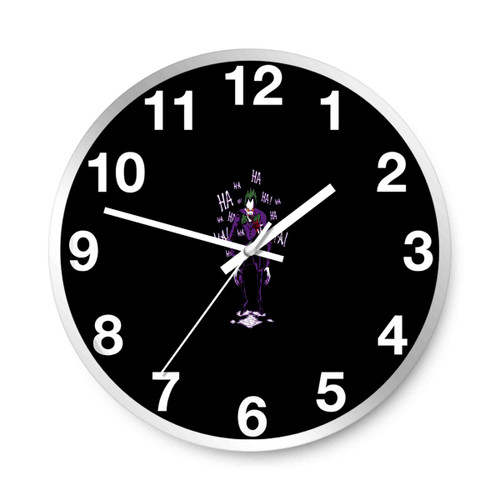 Joker The God Of A New Arkham City Wall Clocks