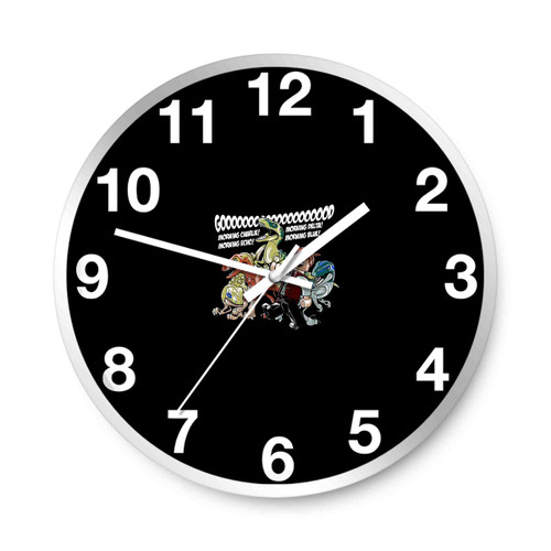 Jurassic World Good Morning Raptors The Lego Movie 2 The Second Part Wall Clocks