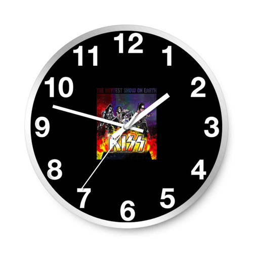Kiss Poster Cover Wall Clocks