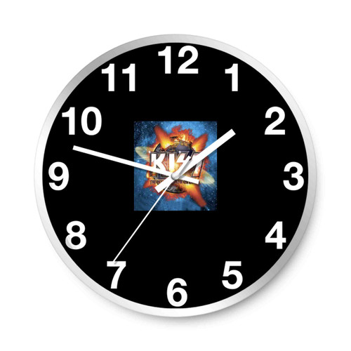 Kiss Tour Concert The Hottest Show On Earth Wall Clocks