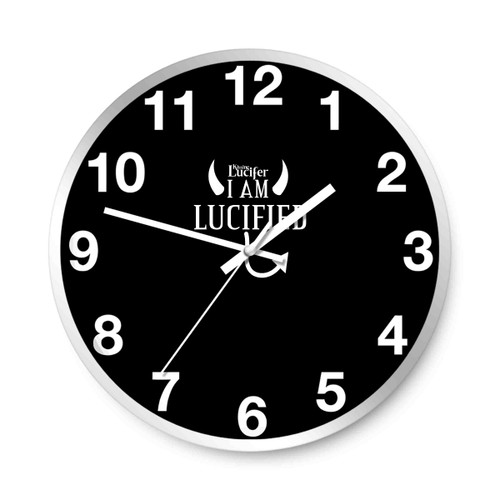 Kissing Lucifer I Am Lucified Wall Clocks