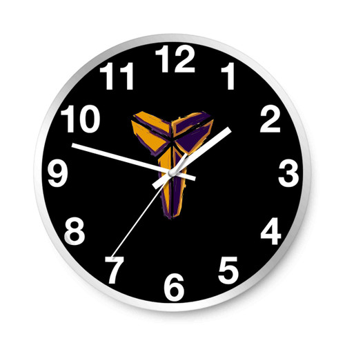 Kobe Bryant Logo Nba Wall Clocks