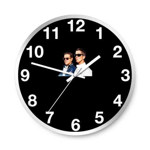 Le Mans 66 Matt Damon And Christian Bale Wall Clocks Le Mans 66 Matt Damon And Christian Bale Wall Clocks