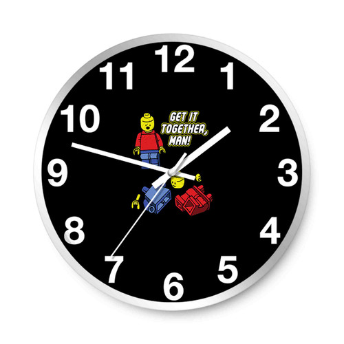 Lego Brick Get It Together Wall Clocks