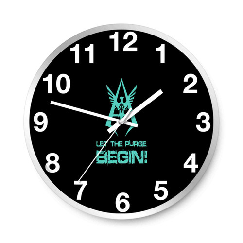 Let The Purge Begin A Wall Clocks
