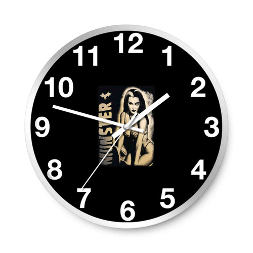 Lily Munster Addams Family Munsters Herman Wall Clocks