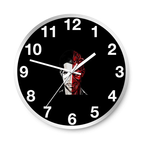 Lucifer Morningstar Half Satan Wall Clocks