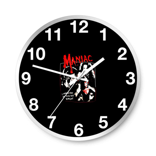 Maniac Movie Retro Wall Clocks