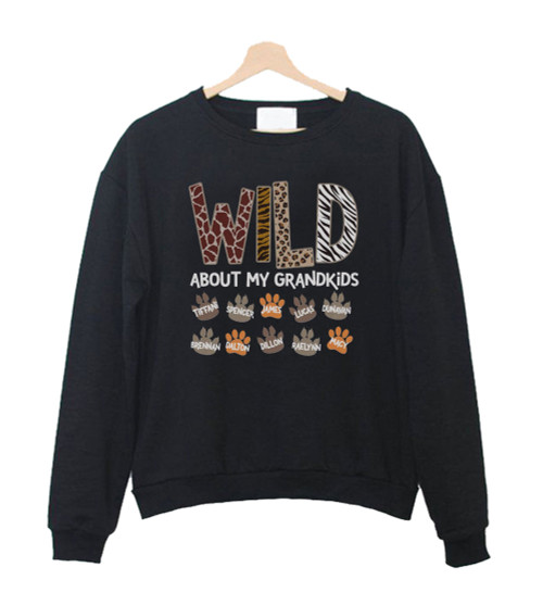 Wild About My Grandkids Sweatshirt Sweater Wild About My Grandkids Sweatshirt Sweater
