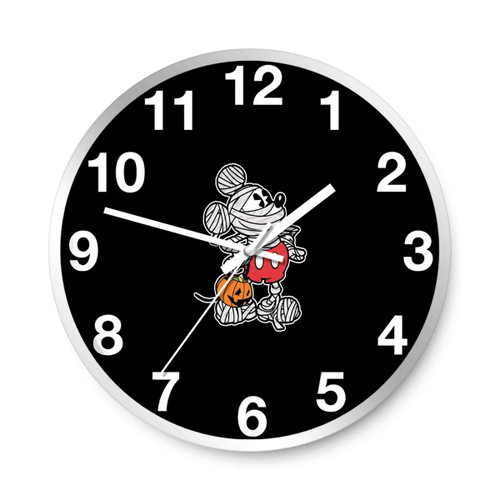 Mickey Zombie Funny Halloween Wall Clocks