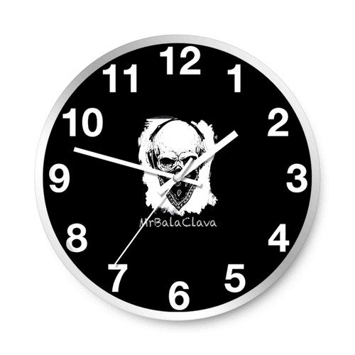 Mrbalaclavas Plaza Skull Wall Clocks