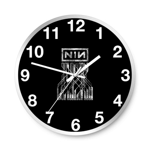 Nin Nine Inch Nails Wave Goodbye 2009 Grunge Wall Clocks