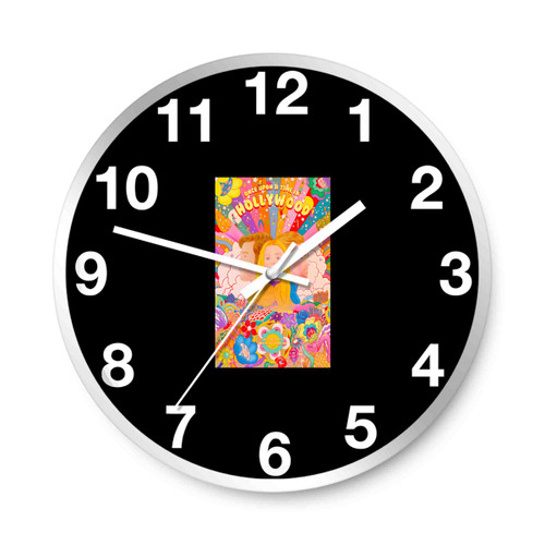 Once Upon A Time In Hollywood Poster Fan Art Wall Clocks Once Upon A Time In Hollywood Poster Fan Art Wall Clocks