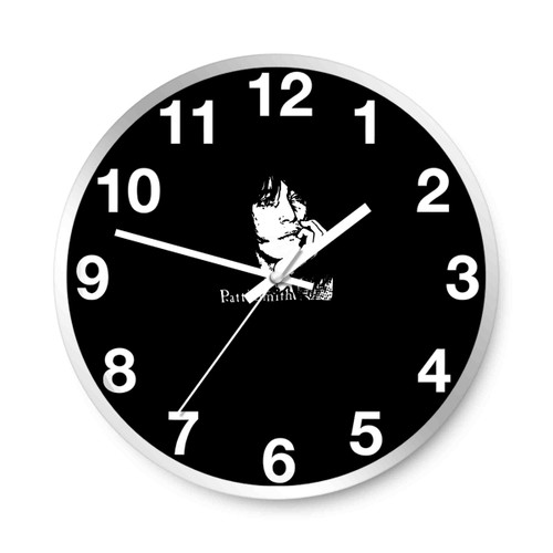 Patti Smith Punk Rock Silhouette Wall Clocks