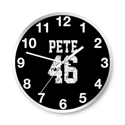 Pete Buttigieg Shirt Vote Pete President Election Pf Wall Clocks