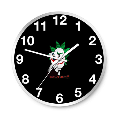 Rick And Morty Why So Schwifty Wall Clocks