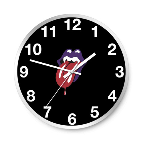 Rolling Stone Vampire Logo Wall Clocks