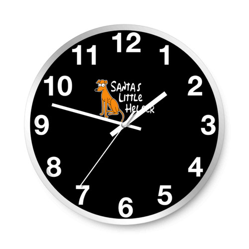 Santa Little Helper Wall Clocks