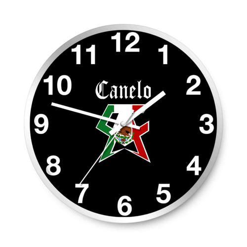 Saul Alvarez Canelo Wall Clocks