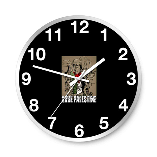 Save Palestine Wall Clocks