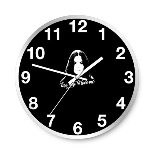 Selena Gomez Lose You To Love Me Sketch Wall Clocks