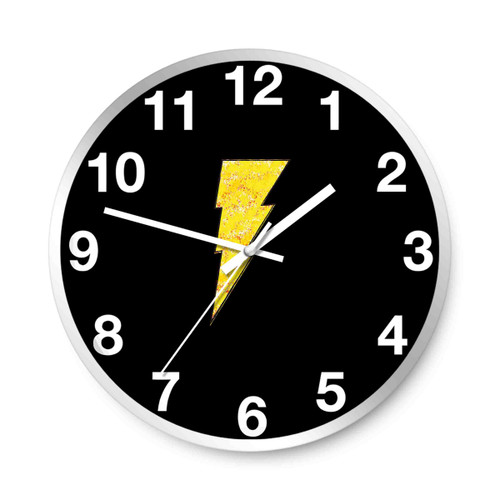 Shazam Dc Logo Wall Clocks