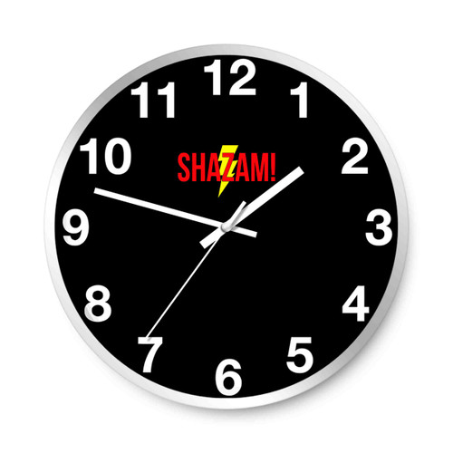 Shazam Logo Wall Clocks